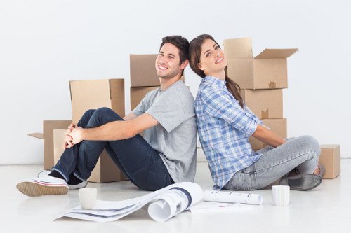 Insured and safety-focused London removals team working professionally