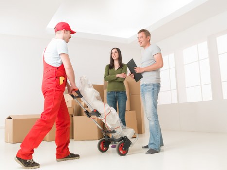 London residential move in a flat with stair access and careful carrying