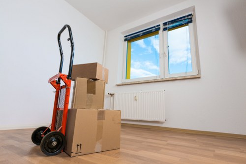 Office furniture pick-up service in central London workspace