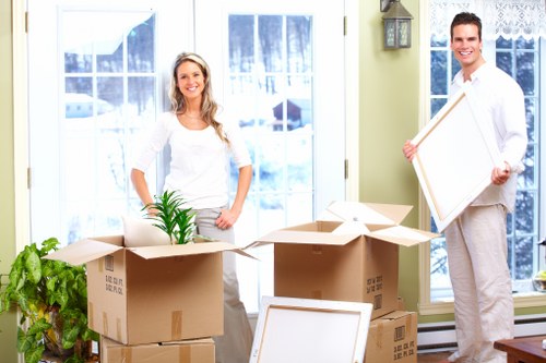 Van ready for removals service across London neighbourhoods